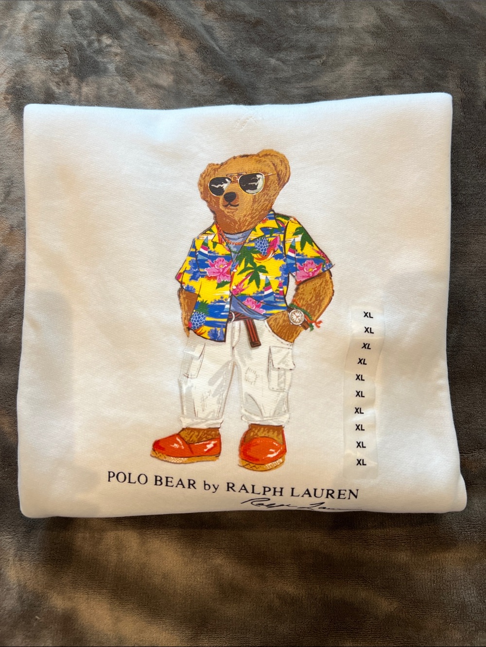 Polo Ralph Lauren Polo Bear Sweatshirt Men’s Crewneck White - Size XL